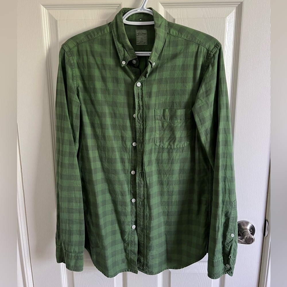 Jcrew slim buffalo plaid oxford